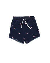 Load image into Gallery viewer, Hearts Denim Short
