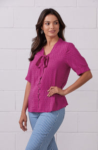 Camden Blouse - Mulberry