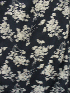 Getaway S/S Shirt - Navy Leaf Print