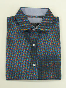 Dot Stain Print S/S Shirt