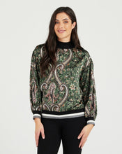 Load image into Gallery viewer, Millie Top - Black Paisley
