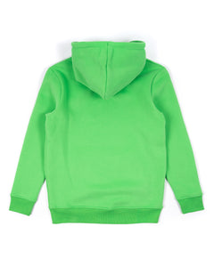 Classic Dot Front Pull Over Hoody - Green