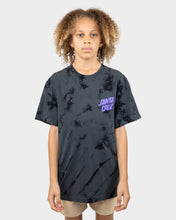 Load image into Gallery viewer, Inferno Stacked Strip Dot Tee - Black Tie Dye
