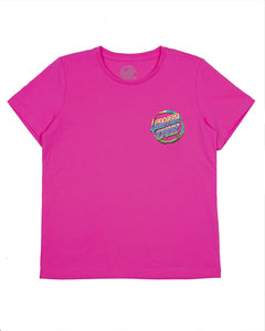 Throwdown Dot Girls Tee - Pink