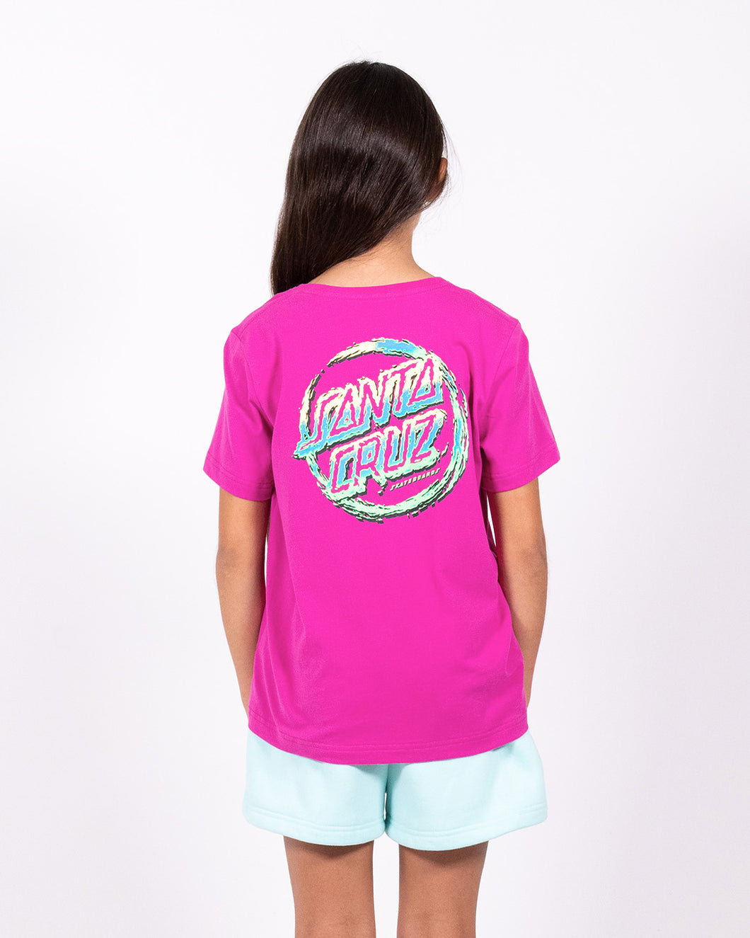 Throwdown Dot Girls Tee - Pink