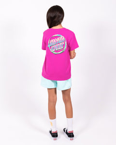 Throwdown Dot Girls Tee - Pink