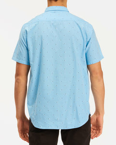 All Day Jacquard Shirt - Light Blue