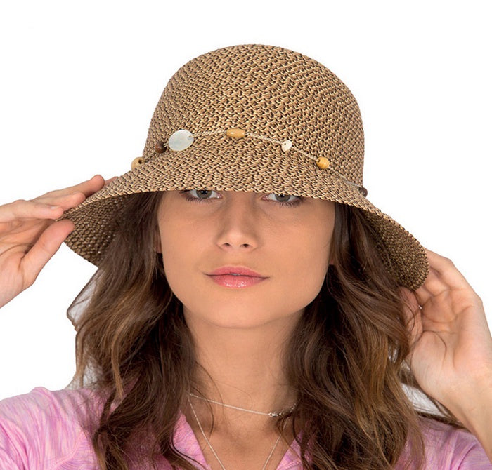 Bohemian Bucket Style hat - Chocolate