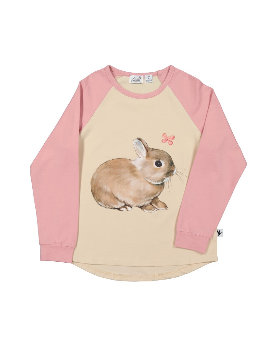 Bunny Butterfly LS Tee