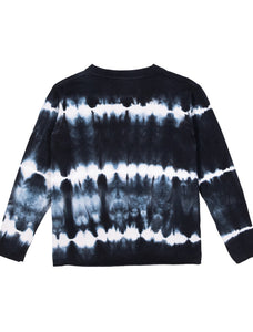 Once Upon A Dye L/S Tee - Black Tie Dye