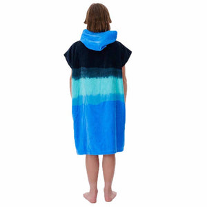 Boys Printed Hooded Towel - Blue