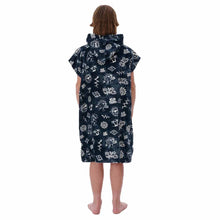 Load image into Gallery viewer, Boys Printed Hooded Towel - Black
