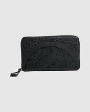 Load image into Gallery viewer, Hibiscus Travel Wallet - Black
