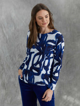 Load image into Gallery viewer, Meander Print L/S Tee
